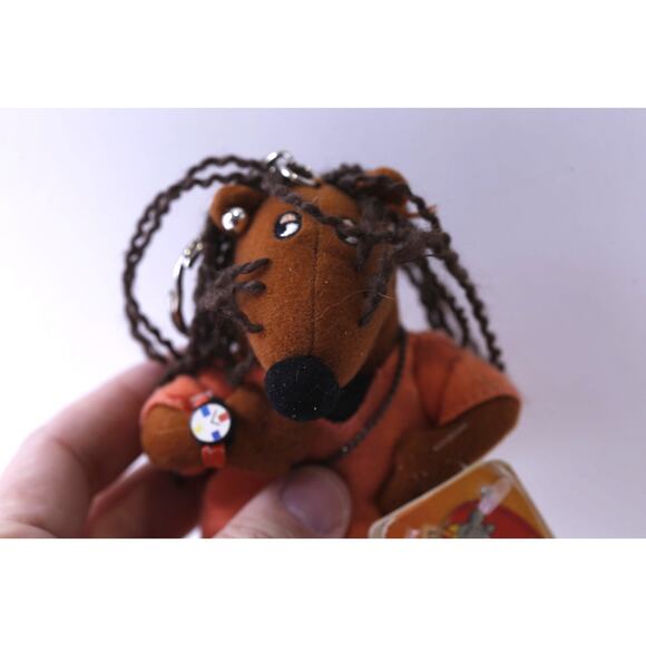 Spice Mice, Plush, 2003, Notorious, Grilled Cheese, 90s Vintage, Keychain, Plast - Picture 1 of 5